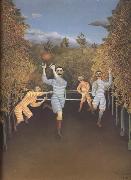 Henri Rousseau Soccer Players oil painting artist